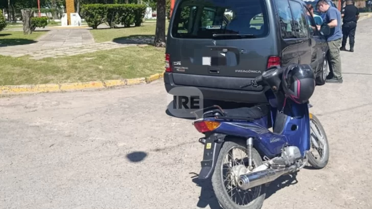 Un cruce peligroso en Bernardo de Irigoyen terminó con una mujer herida