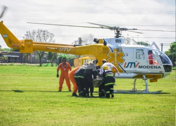 Código rojo en Serodino: Un chico de 15 años recibió una fuerte descarga eléctrica