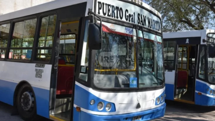 Violento ataque a un chofer en pleno recorrido urbano en Puerto San Martín