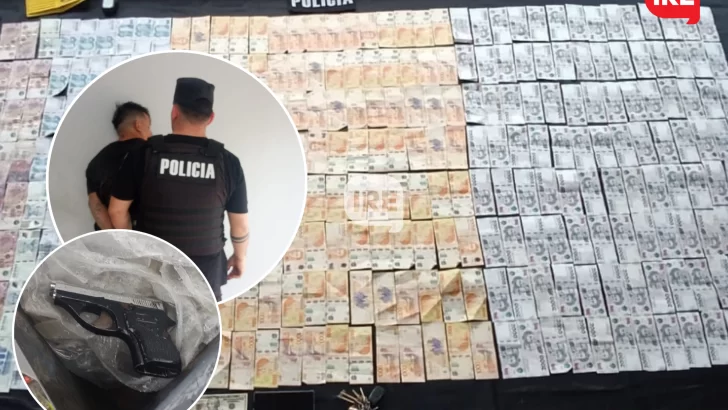 Robo en Puerto San Martín: Persecución y un detenido con una gran suma de dinero