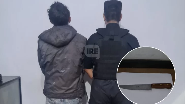 Entró a robar a un carrito de comidas y terminó detenido en la parada del colectivo
