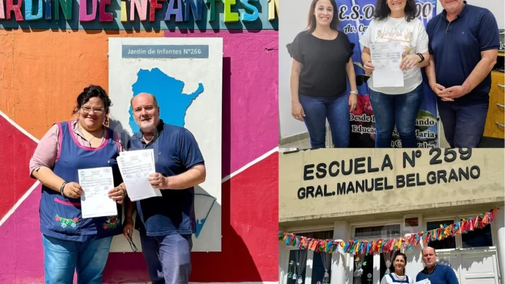 Carrizales apuesta a la educación: Tres escuelas recibieron fondos del FAE