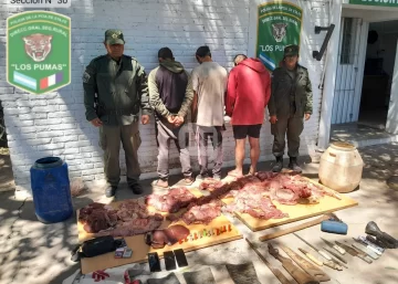 “Los Pumas” atraparon a cazadores furtivos en un operativo rural en el Río Coronda