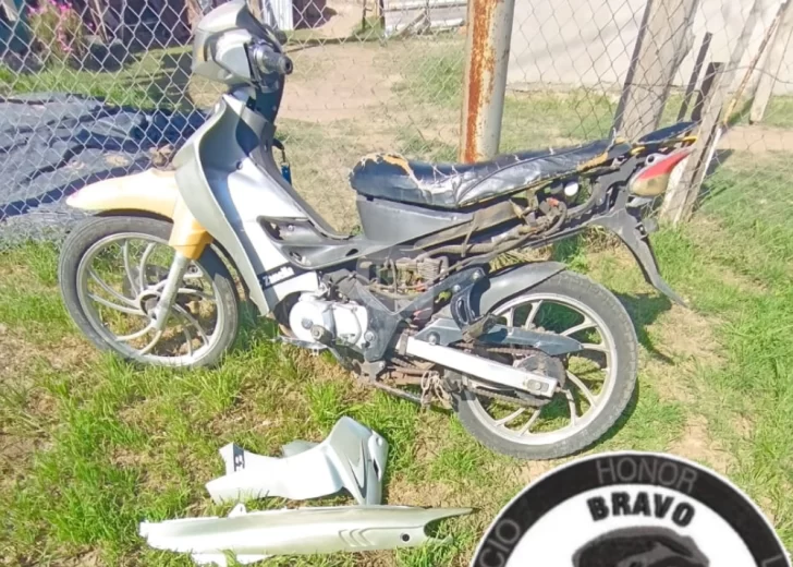 Una madre entregó a su hijo tras el robo de una moto en San Lorenzo