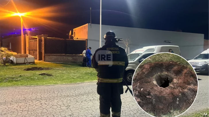 Por una perforación casera, un hombre de San Lorenzo rompió un caño de gas