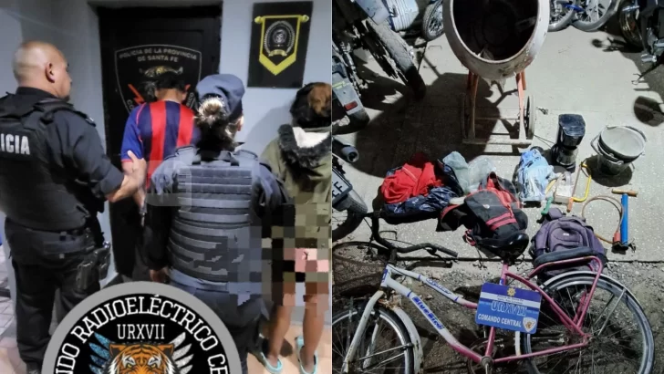 Detuvieron a dos personas en San Lorenzo con objetos robados de una vivienda