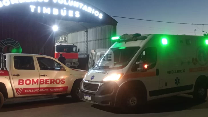 Un fuerte choque de cabezas entre jóvenes en un partido de fútbol en Timbúes movilizó a los bomberos