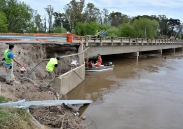 Vialidad Nacional avanza con estudios clave para reparar el puente de Carcarañá