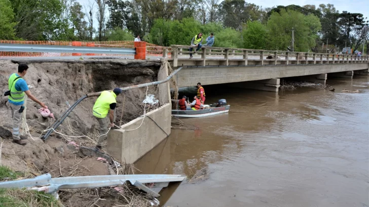Vialidad Nacional avanza con estudios clave para reparar el puente de Carcarañá
