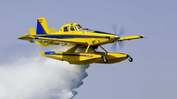 El Gobierno Provincial adquirió una aeronave hidrante de última generación para combatir incendios