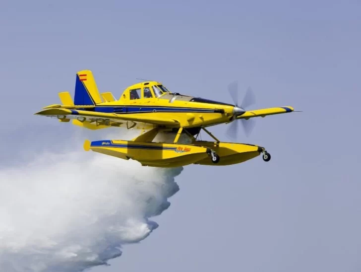El Gobierno Provincial adquirió una aeronave hidrante de última generación para combatir incendios
