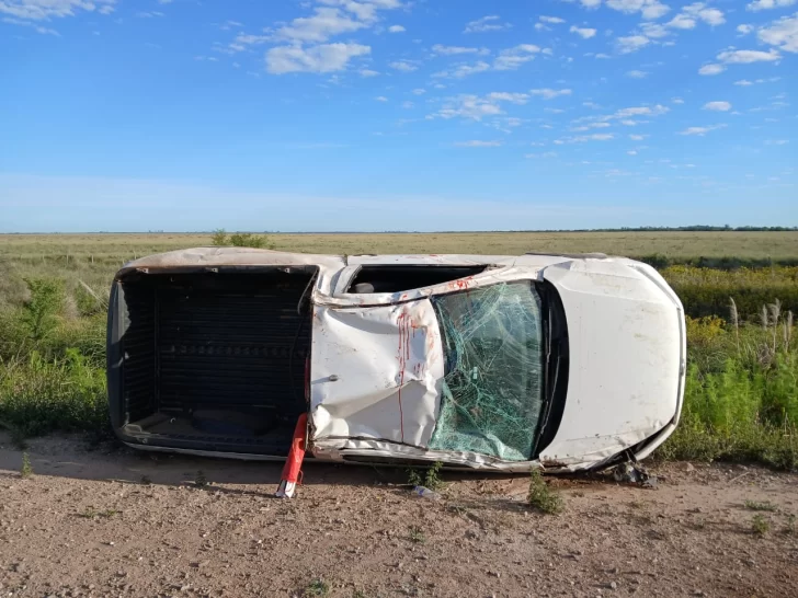 Fuerte vuelco en Bernardo de Irigoyen: Una mujer perdió el control de su auto y resultó herida