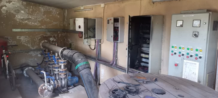 Principio de incendio por un cortocircuito en una empresa de Puerto San Martín