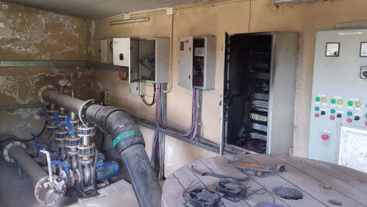 Principio de incendio por un cortocircuito en una empresa de Puerto San Martín