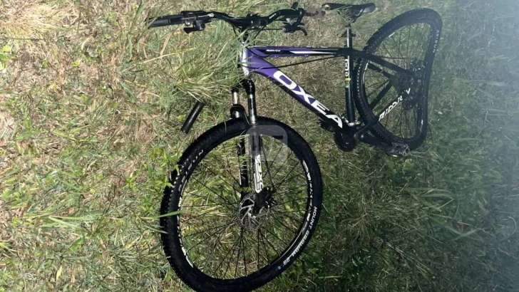 Un joven sufrió lesiones leves tras caer de su bicicleta en Estación Díaz