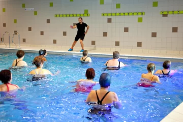 Gran encuentro de Aquagym en el Polideportivo Comunal de Timbúes