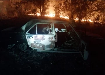 Violento asalto en Arocena: Maniataron a un comerciante y quemaron el auto en la fuga