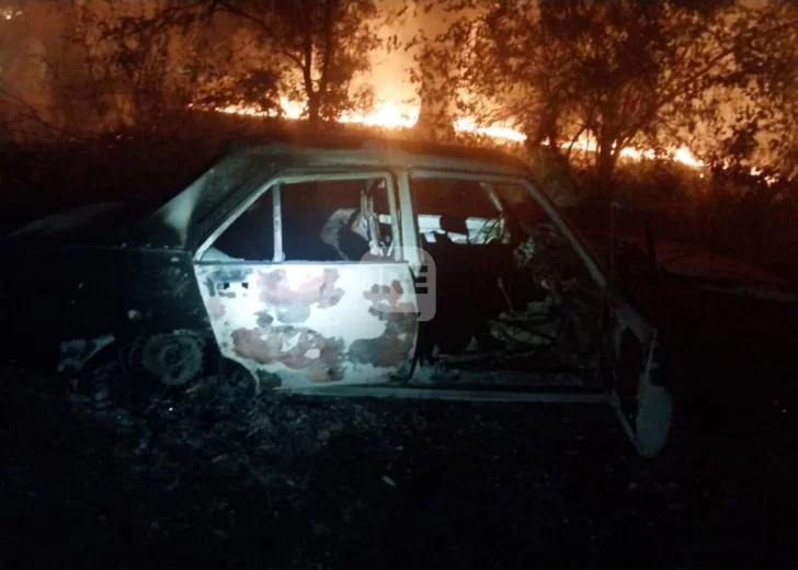 Violento asalto en Arocena: Maniataron a un comerciante y quemaron el auto en la fuga