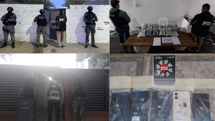 Golpe al narcomenudeo en Puerto San Martín: Secuestraron más de cuatro kilos de cocaína