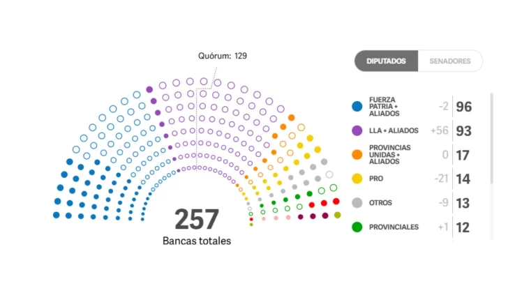 El nuevo Congreso: Cómo quedará conformado el poder legislativo a partir de diciembre