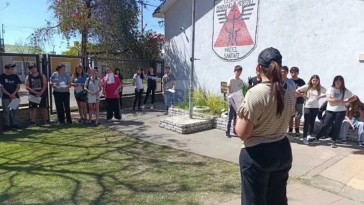 Maciel y la Escuela Secundaria 218 realizaron un censo para revalorizar el arbolado urbano