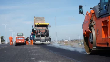 Cierran el acceso a la autopista desde Fray Luis Beltrán hacia Rosario por obras del tercer carril