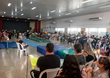 Más de 100 gimnastas participaron del Primer Gran Encuentro de Gimnasia Deportiva en Timbúes