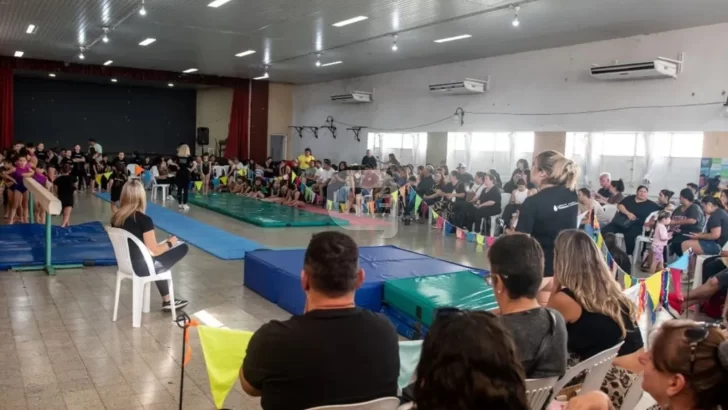 Más de 100 gimnastas participaron del Primer Gran Encuentro de Gimnasia Deportiva en Timbúes