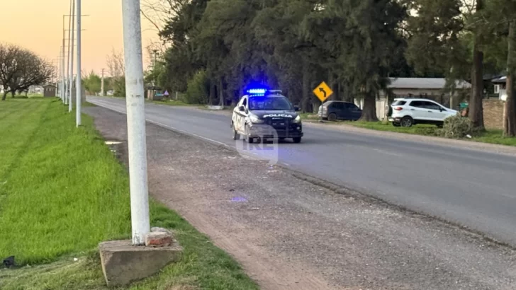 Oliveros: Un hombre terminó con fractura y golpe en la cabeza tras ser embestido en la Ruta 11