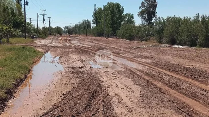 Andino inició la reparación de los caminos rurales tras años de desatención