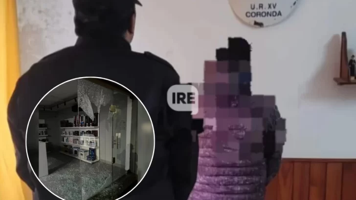 Le prohibieron volver a Maciel por 90 días al hombre que robó el local de celulares