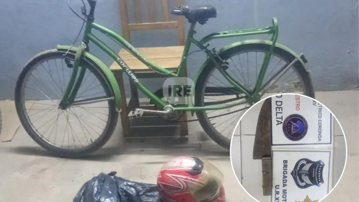 Coronda: Detuvieron a un hombre que atacó a dos policías con una cuchilla