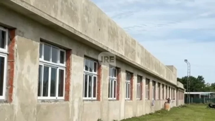 Educación en marcha: La escuela de Oliveros ya luce techo y aulas listas, con un avance del 75%