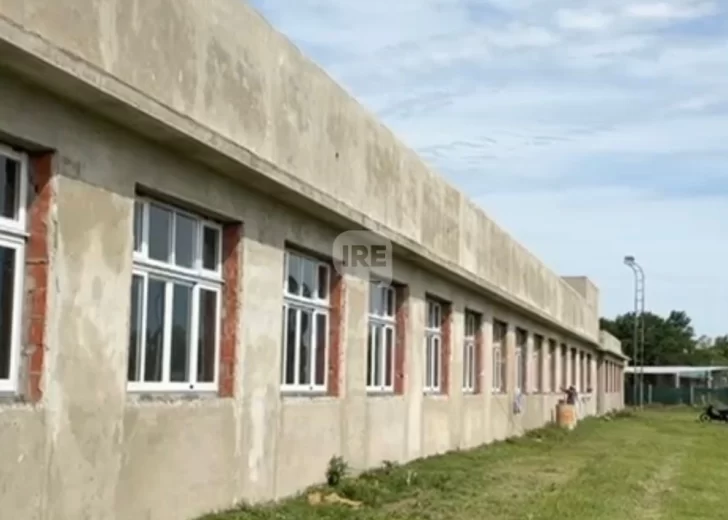 Educación en marcha: La escuela de Oliveros ya luce techo y aulas listas, con un avance del 75%