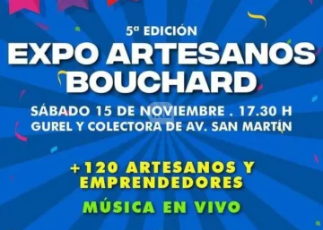 San Lorenzo de feria: La Vecinal Bouchard celebra su jornada con artesanos y sorteos