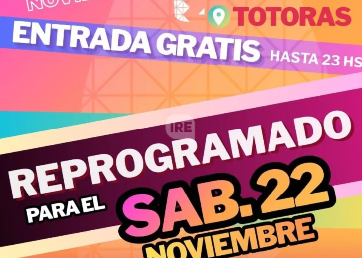 Nueva reprogramación de la Fiesta Local de la Leche en Totoras: Finalmente será el 22 de noviembre Nueva reprogramación de la Fiesta Local de la Leche en Totoras: Finalmente será el 22 de noviembre