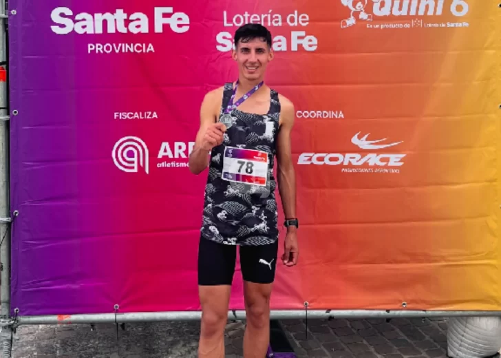 Un corredor de Puerto se quedó con el primer puesto en los 10K de la Maratón Copa Santa Fe