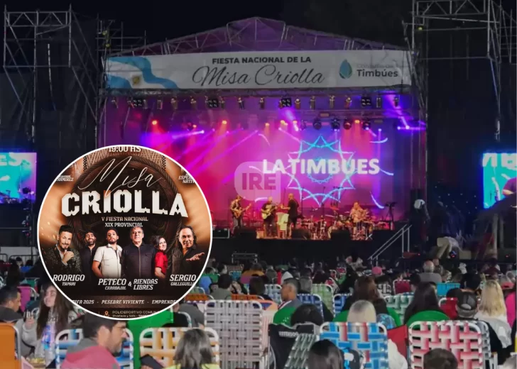 Timbúes explota de música: Galleguillo, Peteco Carabajal y Rodrigo Tapari en la Misa Criolla 2025 Timbúes explota de música: Galleguillo, Peteco Carabajal y Rodrigo Tapari en la Misa Criolla 2025