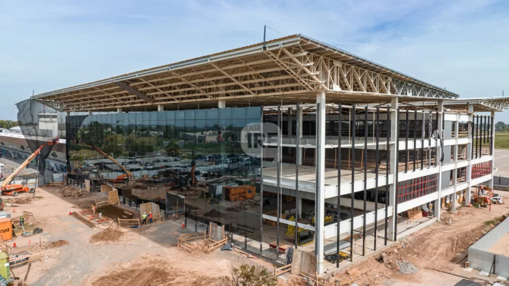 A toda máquina: La modernización del Aeropuerto de Rosario ya supera el 48% en solo 45 días