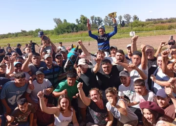 Un triunfo para la “Burrita” Stier: Rey Negro ganó en el Hipódromo de Victoria