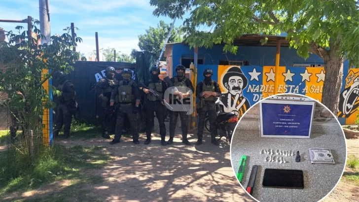 Operativo antidrogas en San Lorenzo: Un detenido y secuestro de sustancias en tres allanamientos simultáneos