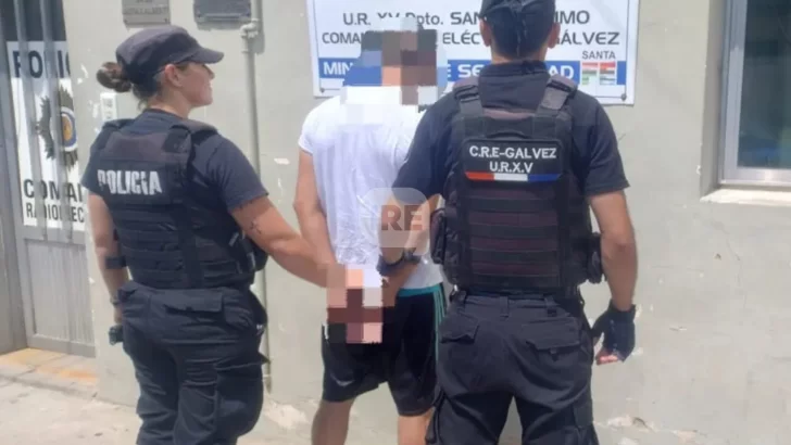 Ataque feroz en Gálvez: Detuvieron al hombre acusado de apuñalar y golpear brutalmente a su expareja