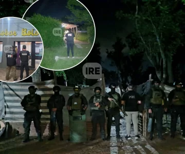 Amplio operativo policial por microtráfico en Oliveros: Secuestraron celulares, rifles y una moto Amplio operativo policial por microtráfico en Oliveros: Secuestraron celulares, rifles y una moto