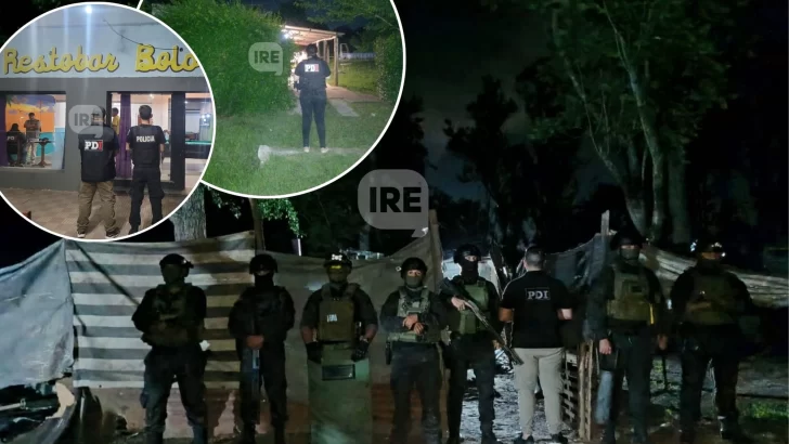 Amplio operativo policial por microtráfico en Oliveros: Secuestraron celulares, rifles y una moto Amplio operativo policial por microtráfico en Oliveros: Secuestraron celulares, rifles y una moto