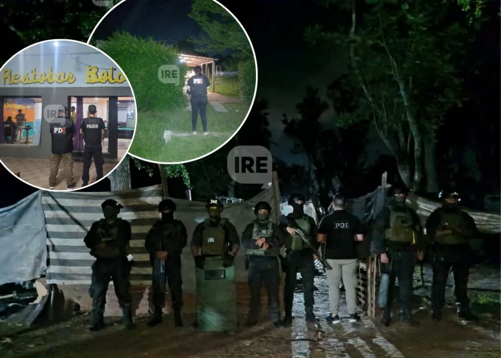 Amplio operativo policial por microtráfico en Oliveros: Secuestraron celulares, rifles y una moto Amplio operativo policial por microtráfico en Oliveros: Secuestraron celulares, rifles y una moto