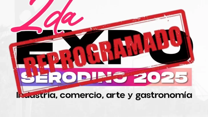 Por mal tiempo, se reprograma la Segunda Expo Serodino: Ya hay nueva fecha confirmada