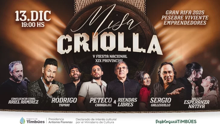 “Tenés que vivirlo al menos una vez”: Timbúes se prepara para su gran fiesta de la Misa Criolla “Tenés que vivirlo al menos una vez”: Timbúes se prepara para su gran fiesta de la Misa Criolla