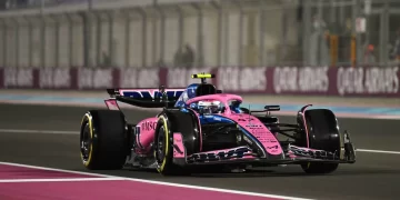 Colapinto corrió en el GP de Qatar y salió en la décimo cuarta posición