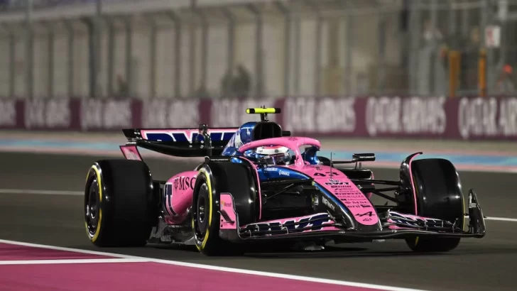 Colapinto corrió en el GP de Qatar y salió en la décimo cuarta posición