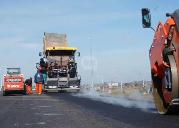 La autopista sigue en obra: $85 mil millones para extender el tercer carril hasta Timbúes